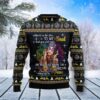 Hippie Girl Christmas Ugly Sweater