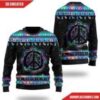 Hippie Holographic Ugly Sweater