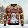 Hippie Santa Claus Peace And Love For Unisex Ugly Christmas Sweater