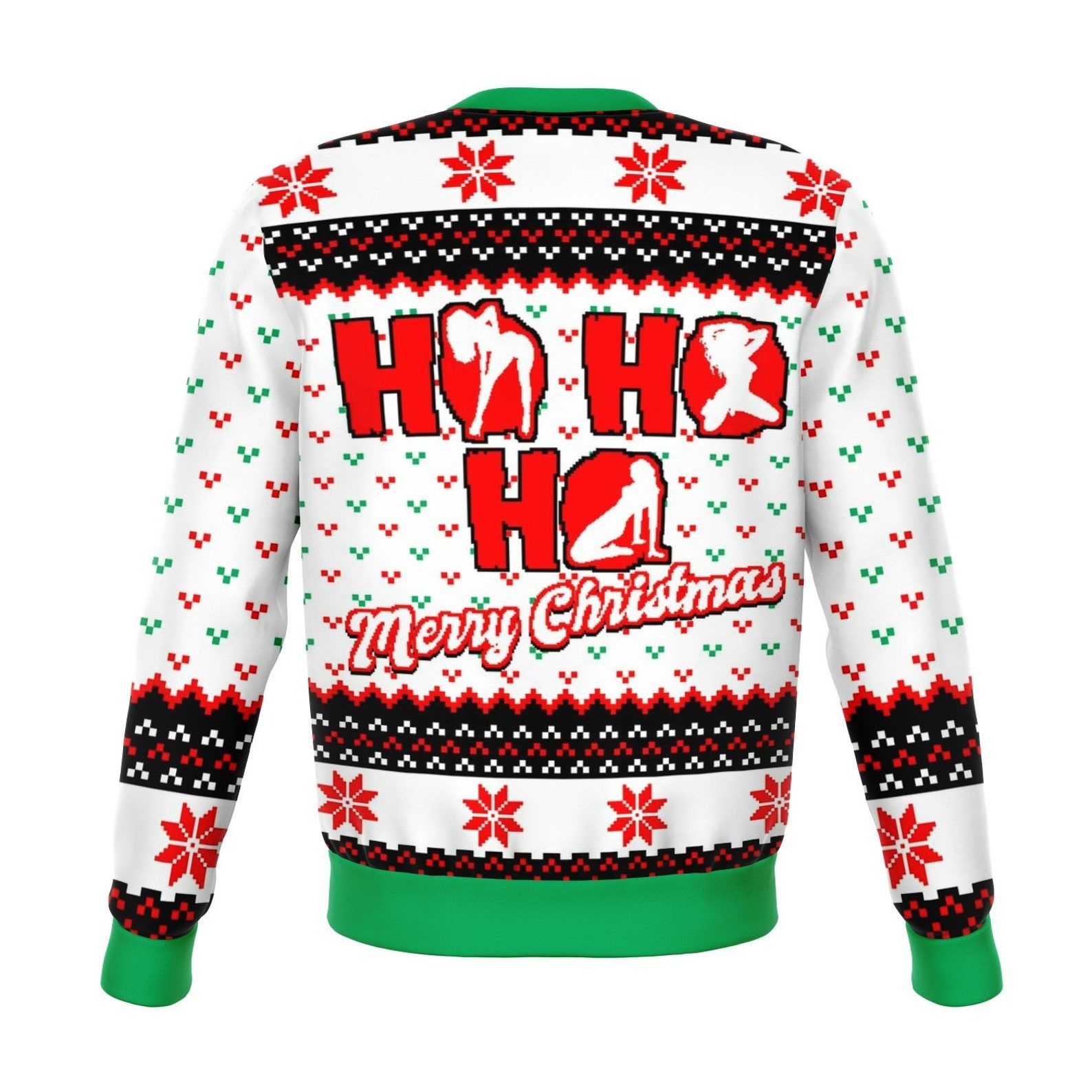 HO HO HO Ugly Christmas Sweater HO HO HO Ugly Christmas Sweater