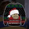 Ho Ho Holy Schnikes Knitting Pattern For Unisex Ugly Christmas Sweater