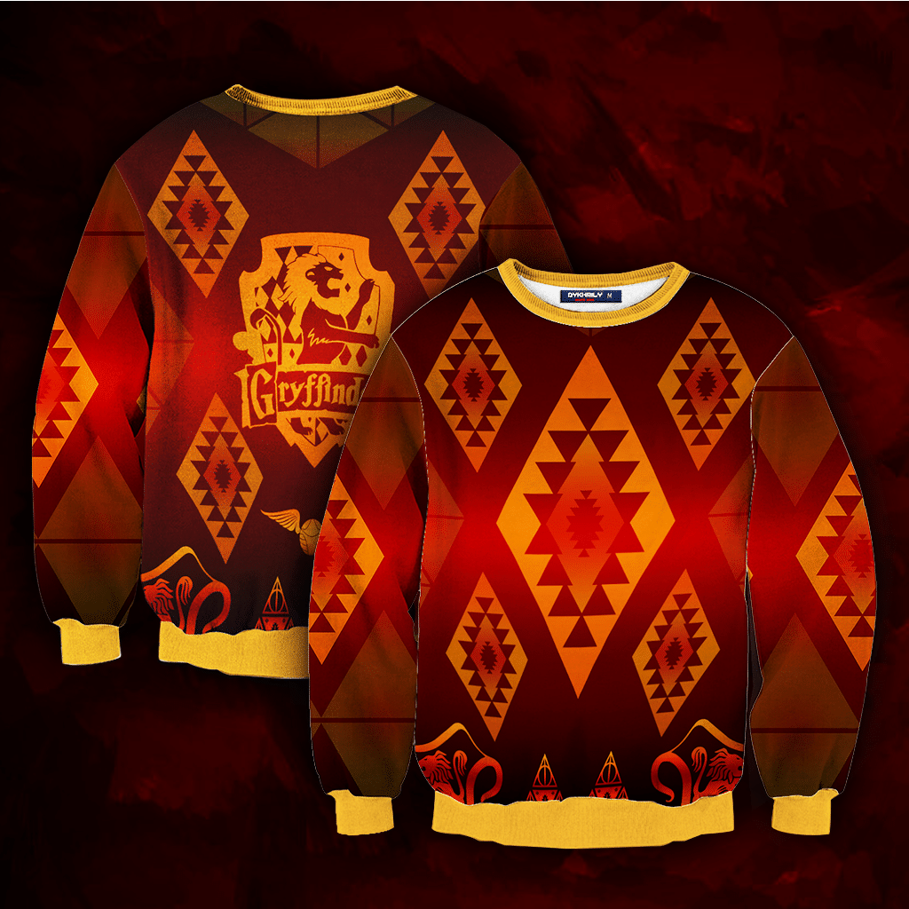 Hogwart Proud To Be A Gryffindor Harry Potter Ugly Christmas Sweater Hogwart Proud To Be A Gryffindor Harry Potter Ugly Christmas Sweater