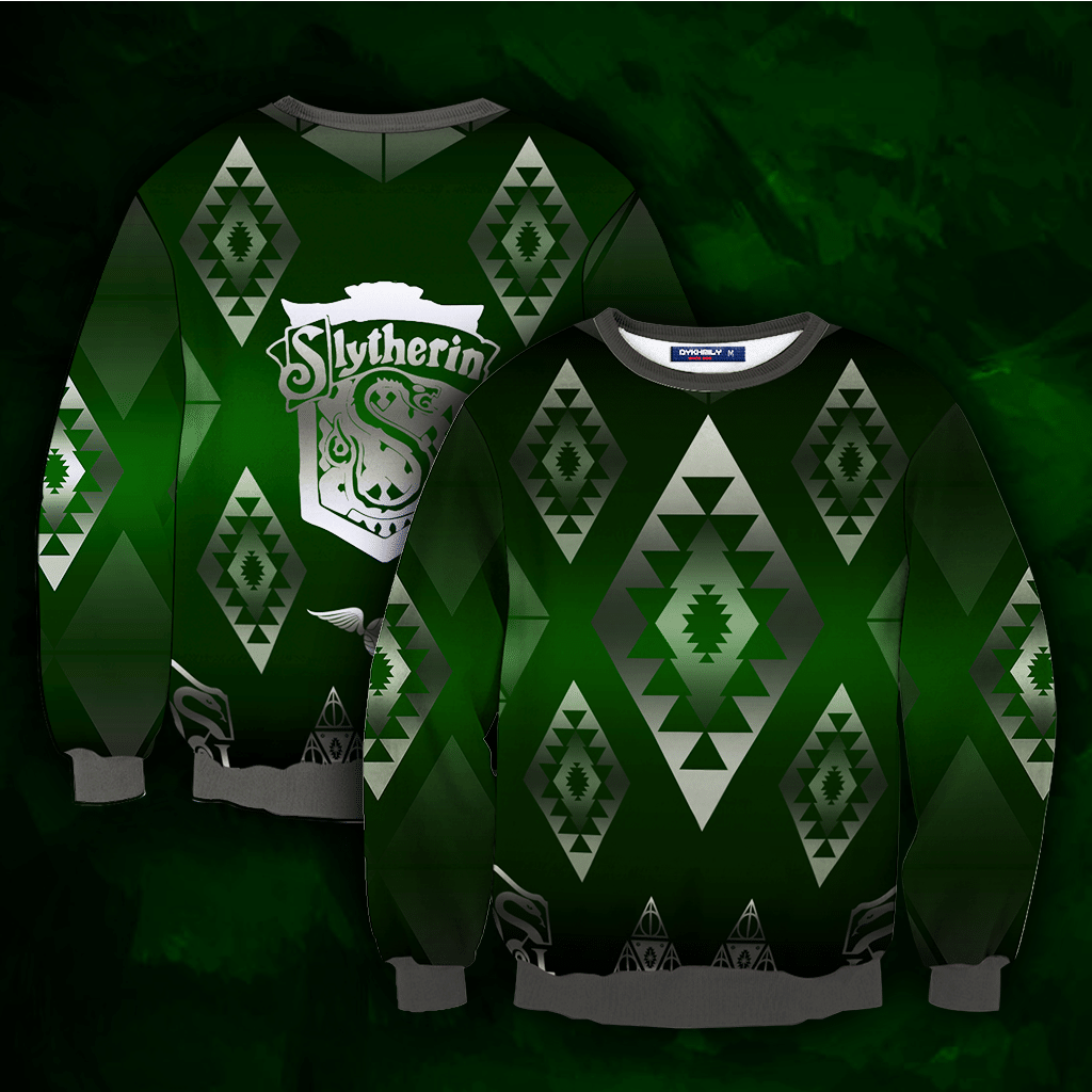 Hogwart Proud To Be A Slytherin Harry Potter Ugly Christmas Sweater Hogwart Proud To Be A Slytherin Harry Potter Ugly Christmas Sweater