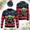 Houston Texans Baby Yoda Ugly Christmas Sweater
