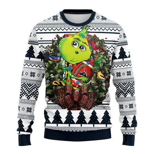 Houston Texans Grinch Hug Ugly Christmas Sweater Houston Texans Grinch Hug Ugly Christmas Sweater