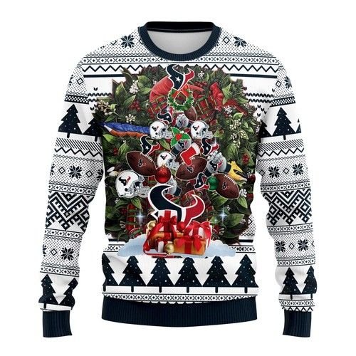 Houston Texans Tree Christmas For Fans Ugly Christmas Sweater Houston Texans Tree Christmas For Fans Ugly Christmas Sweater
