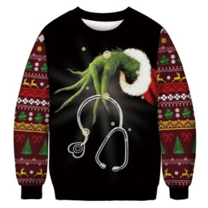How the Grinch Stole Christmas For Unisex Ugly Christmas Sweater