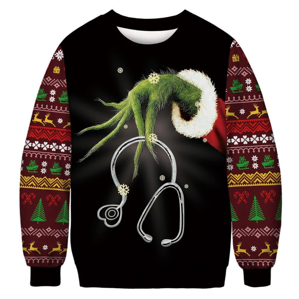 How the Grinch Stole Christmas For Unisex Ugly Christmas Sweater How the Grinch Stole Christmas For Unisex Ugly Christmas Sweater