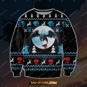 How To Train Your Dragon For Unisex Ugly Christmas Sweater