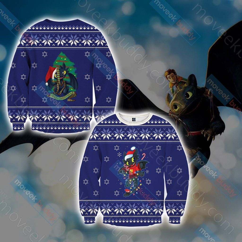 How To Train Your Dragon Ugly Christmas Sweater How To Train Your Dragon Ugly Christmas Sweater