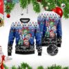 Huddersfield Town Ho Ho Ho 3D Print Christmas Wool Sweater