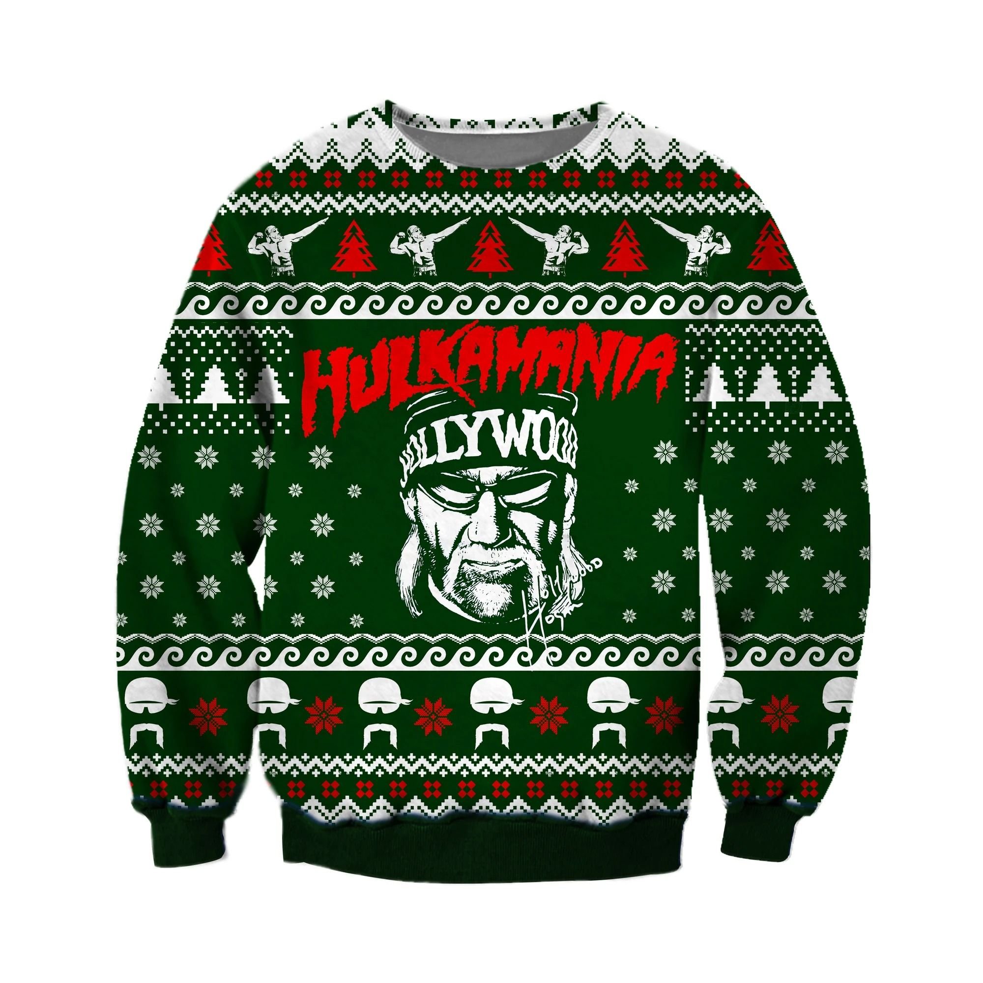 HULKAMANIA KNITTING PATTERN UGLY CHRISTMAS SWEATER HULKAMANIA KNITTING PATTERN UGLY CHRISTMAS SWEATER