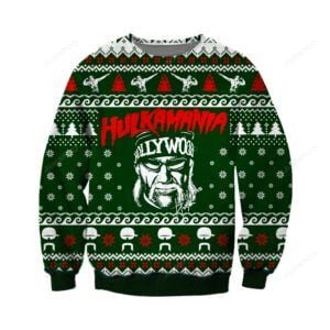 Hulkamania Knitting Ugly Christmas Sweater