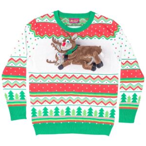 Humping Reindeer Ugly Christmas Sweater