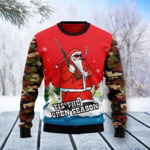 Hunting Santa Christmas Christmas Ugly Sweater