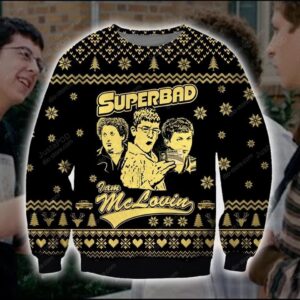 I Am Mclovin Superbad Knitting Pattern 3d Print Ugly Sweater