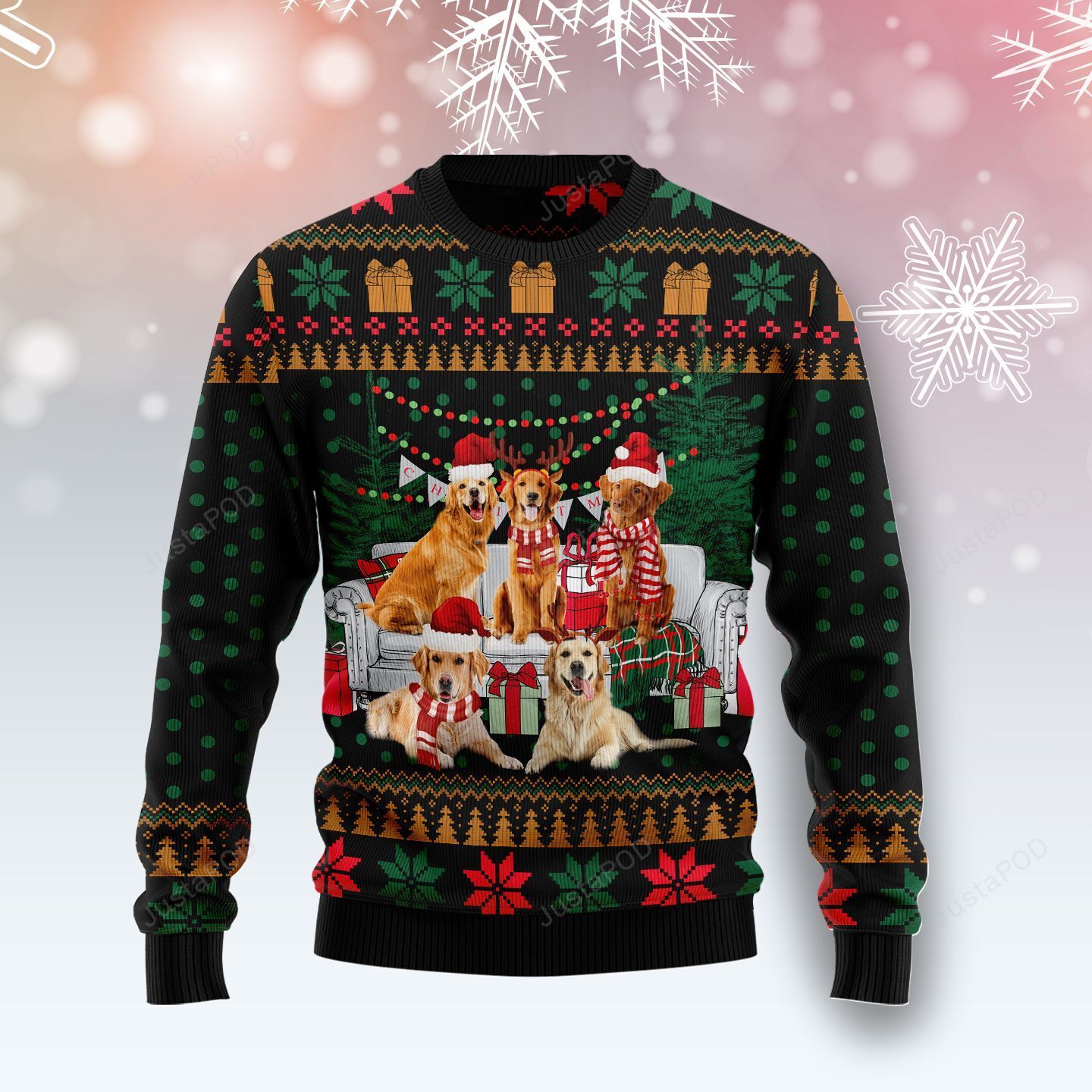 I Am Ready For Christmas Golden Retriever Christmas Ugly Sweater I Am Ready For Christmas Golden Retriever Christmas Ugly Sweater