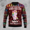 I Can?t Hear You Unicorn Christmas Ugly Sweater