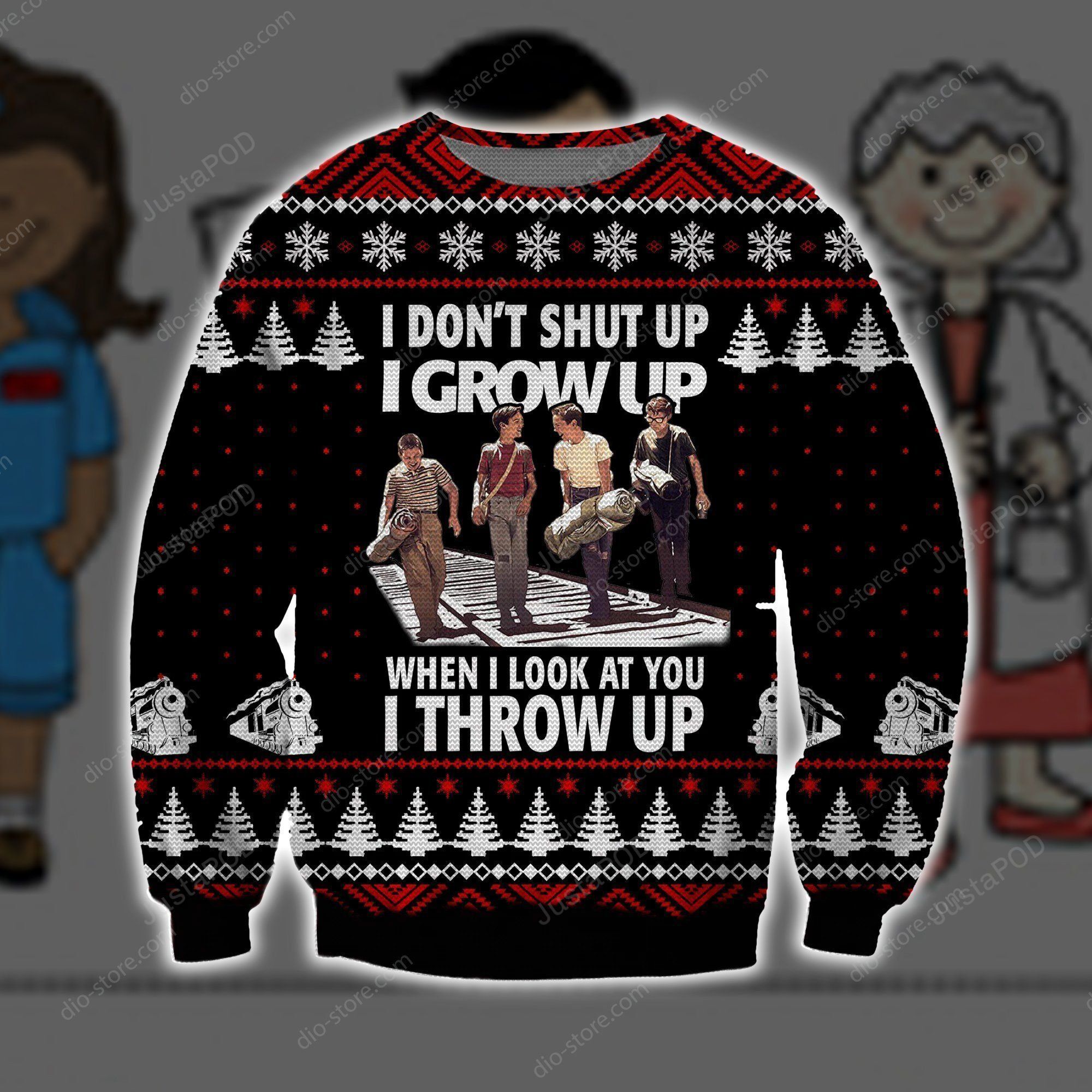 I Grow Up Knitting Pattern 3d Print Ugly Sweater I Grow Up Knitting Pattern 3d Print Ugly Sweater