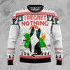 I Regret Nothing Cat Christmas Ugly Sweater