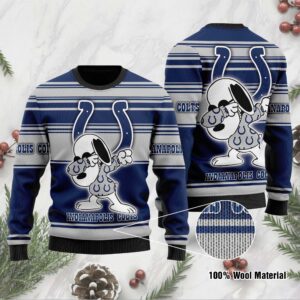 Indianapolis Colts D Full Printed Sweater Shirt For Football Fan NFL Jersey Ugly Christmas Sweater