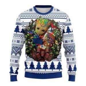 Indianapolis Colts Groot Hug Ugly Christmas Sweater
