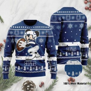 Indianapolis Colts Mickey Mouse Funny Ugly Christmas Sweater