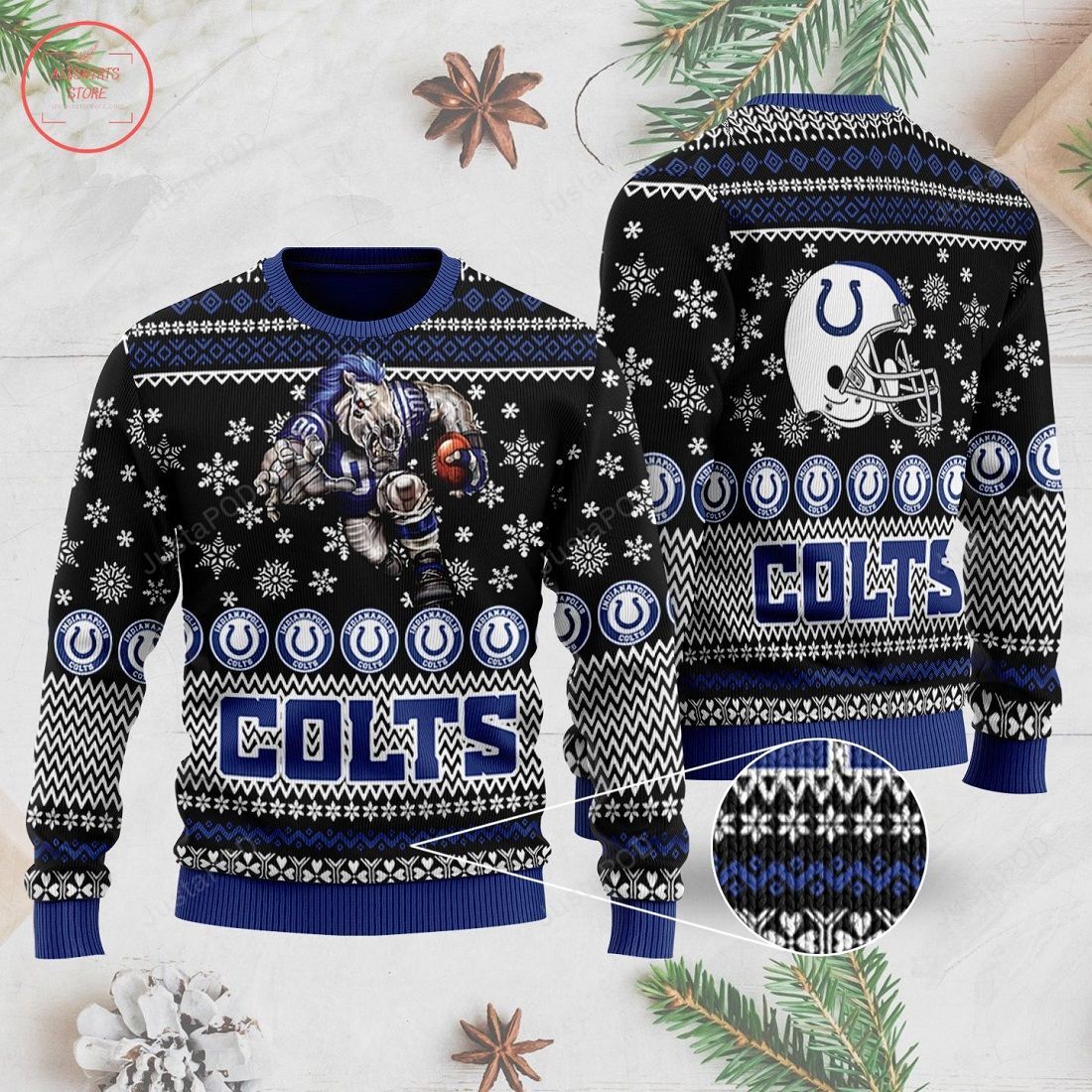 Indianapolis Colts Ugly Christmas Sweater Indianapolis Colts Ugly Christmas Sweater