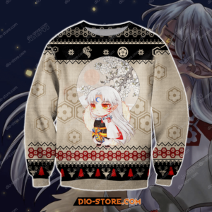 Inuyasha Manga 3d Knitting Pattern Print Ugly Sweater