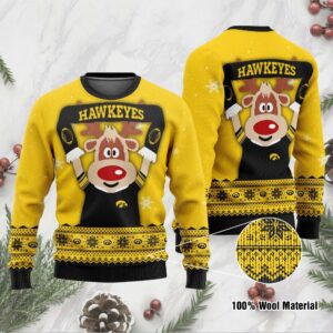 Iowa Hawkeyes Funny Ugly Christmas Sweater