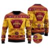 Iowa State Cyclones Football Team Logo Custom Name Personalized Ugly Christmas Sweater