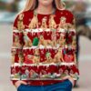 Irish Terrier Snow Christmas Ugly Christmas Sweater