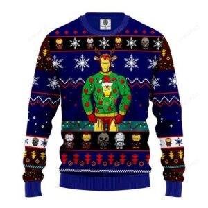 Iron Man Funny Ugly Christmas Sweater