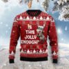 Is This Jolly Enough Donkey Christmas Ugly Sweater