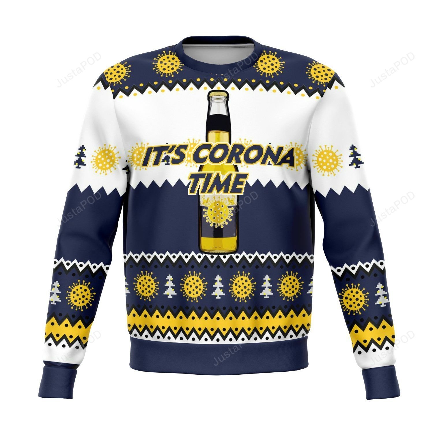 It’s Corona Time Ugly Christmas Sweater It’s Corona Time Ugly Christmas Sweater