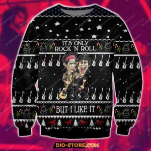 Its Only Rock N Roll The Rolling Stones But I Like It For Unisex Ugly Christmas Sweater