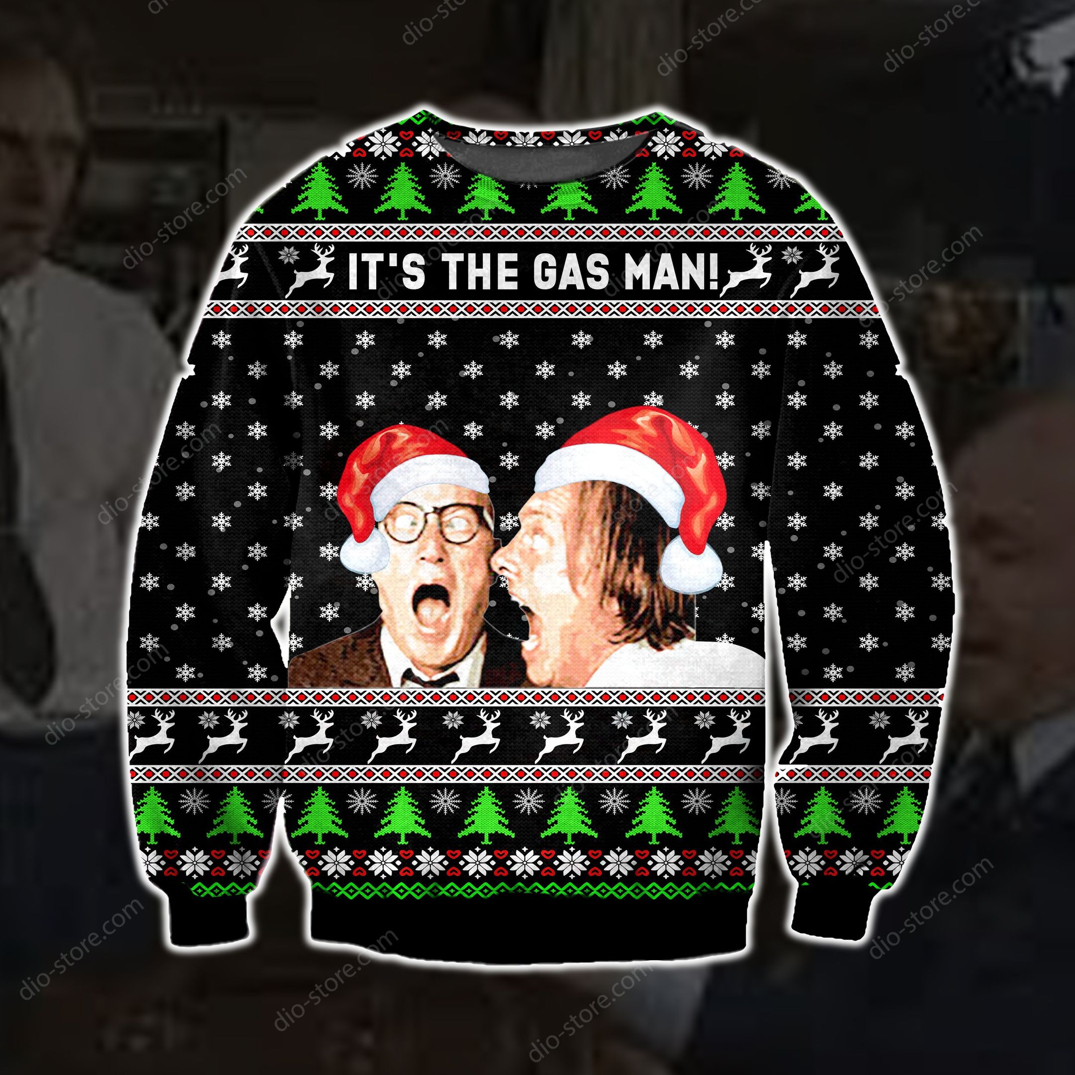 Its The Gas Man Knitting Pattern For Unisex Ugly Christmas Sweater Its The Gas Man Knitting Pattern For Unisex Ugly Christmas Sweater