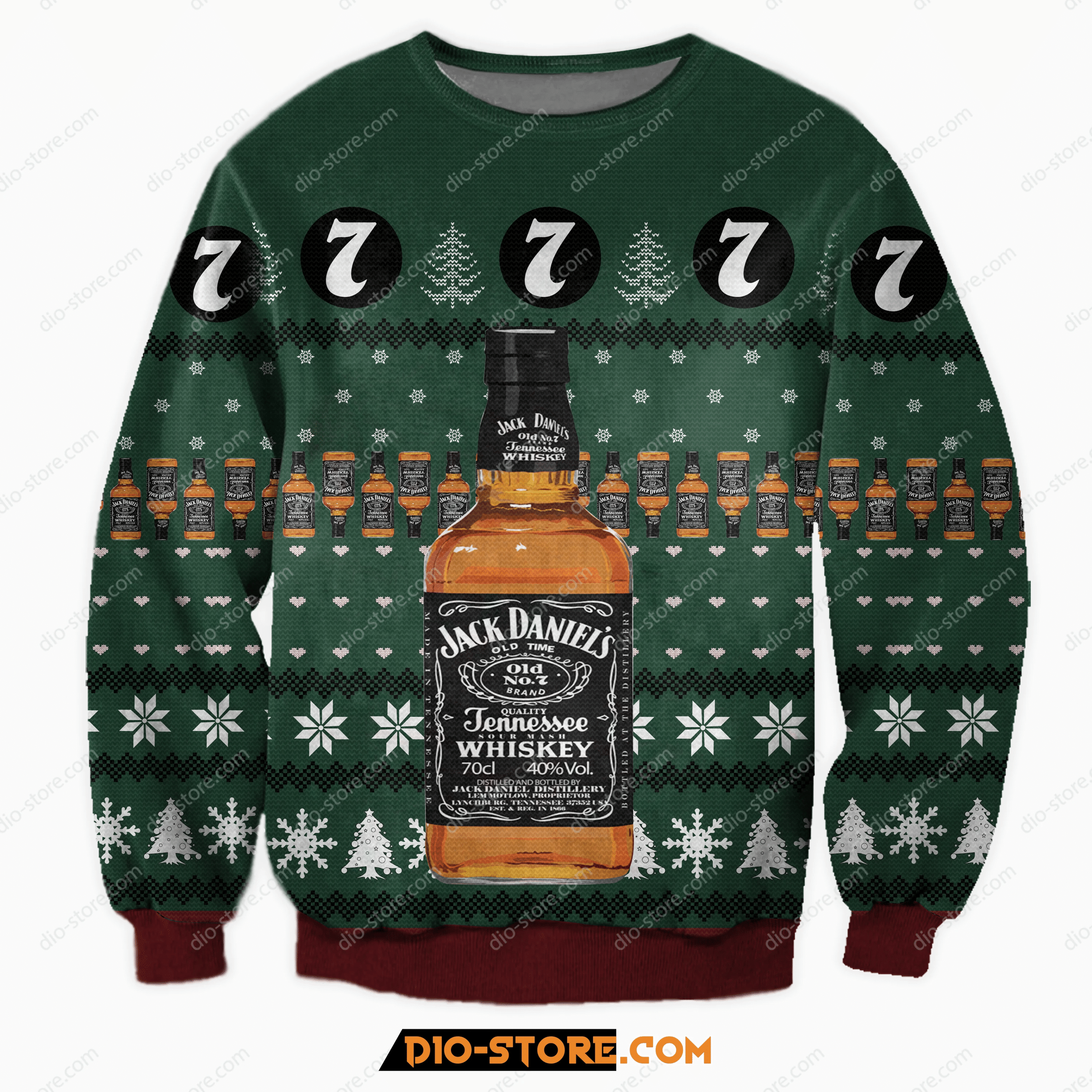 Jack Daniel’S Tennessee Whiskey Knitting Pattern 3D All Over Print Ugly Christmas Sweater Jack Daniel’S Tennessee Whiskey Knitting Pattern 3D All Over Print Ugly Christmas Sweater