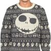 Jack Sally The Nightmare Before Christmas Adult Ugly Sweater