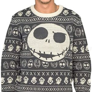 Jack Sally The Nightmare Before Christmas Adult Ugly Sweater