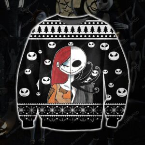 Jack Skellington And Sally Knitting Pattern Ugly Christmas Sweater