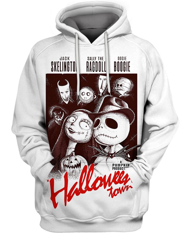Jack Skellington Christmas 3D All Over Print Hoodie Jack Skellington Christmas 3D All Over Print Hoodie