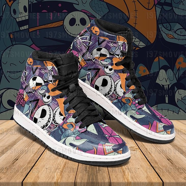 Jack Skellington The Nightmare Before Christmas High Top Shoes Jack Skellington The Nightmare Before Christmas High Top Shoes