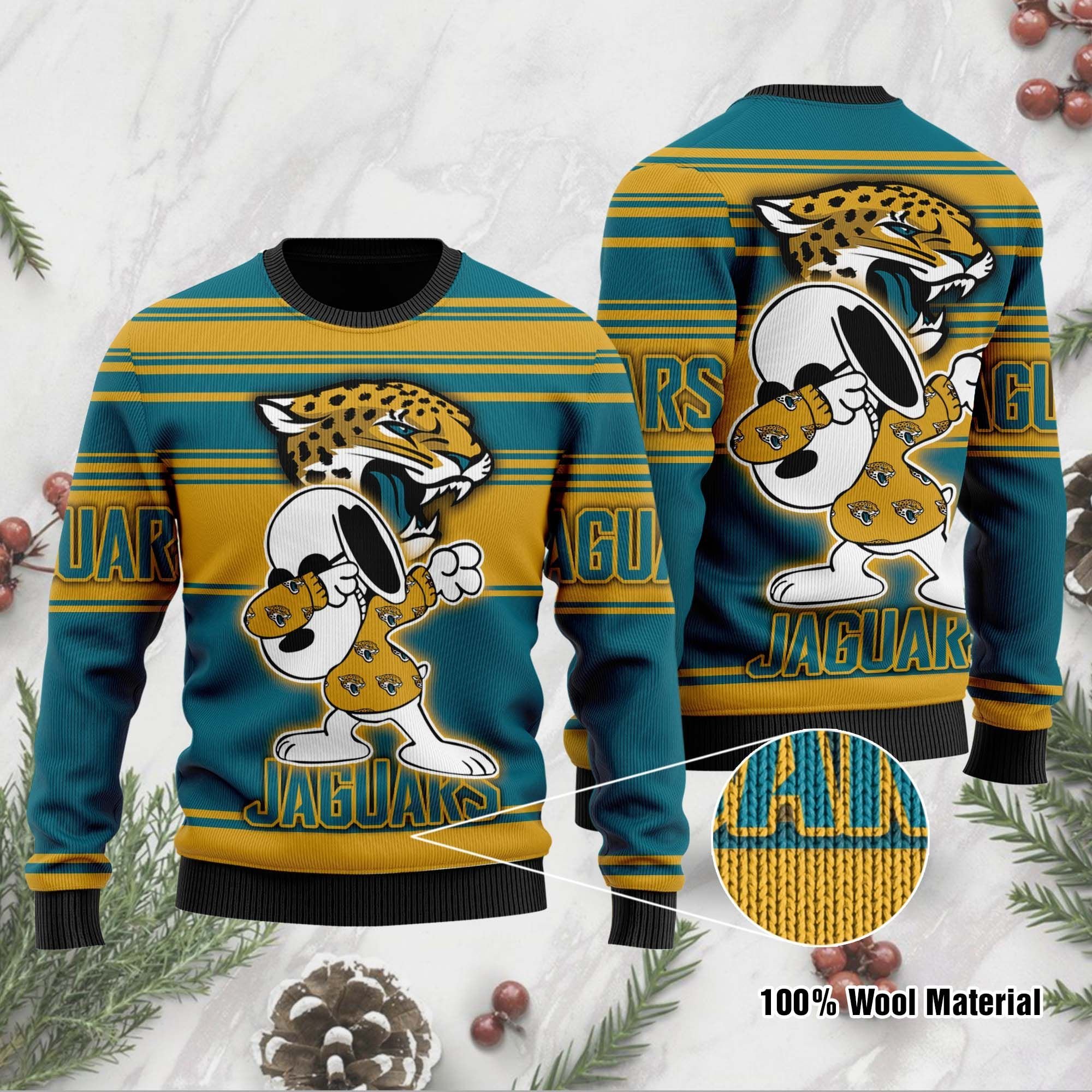 Jacksonville Jaguars D Full Printed Sweater Shirt For Football Fan NFL Jersey Ugly Christmas Sweater Jacksonville Jaguars D Full Printed Sweater Shirt For Football Fan NFL Jersey Ugly Christmas Sweater