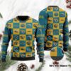 Jacksonville Jaguars Logo Checkered Flannel Design Ugly Christmas Sweater