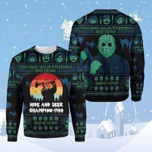 Jason Voorhees Halloween Ugly Sweater