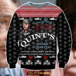Jaws Knitting Pattern Ugly Christmas Sweater