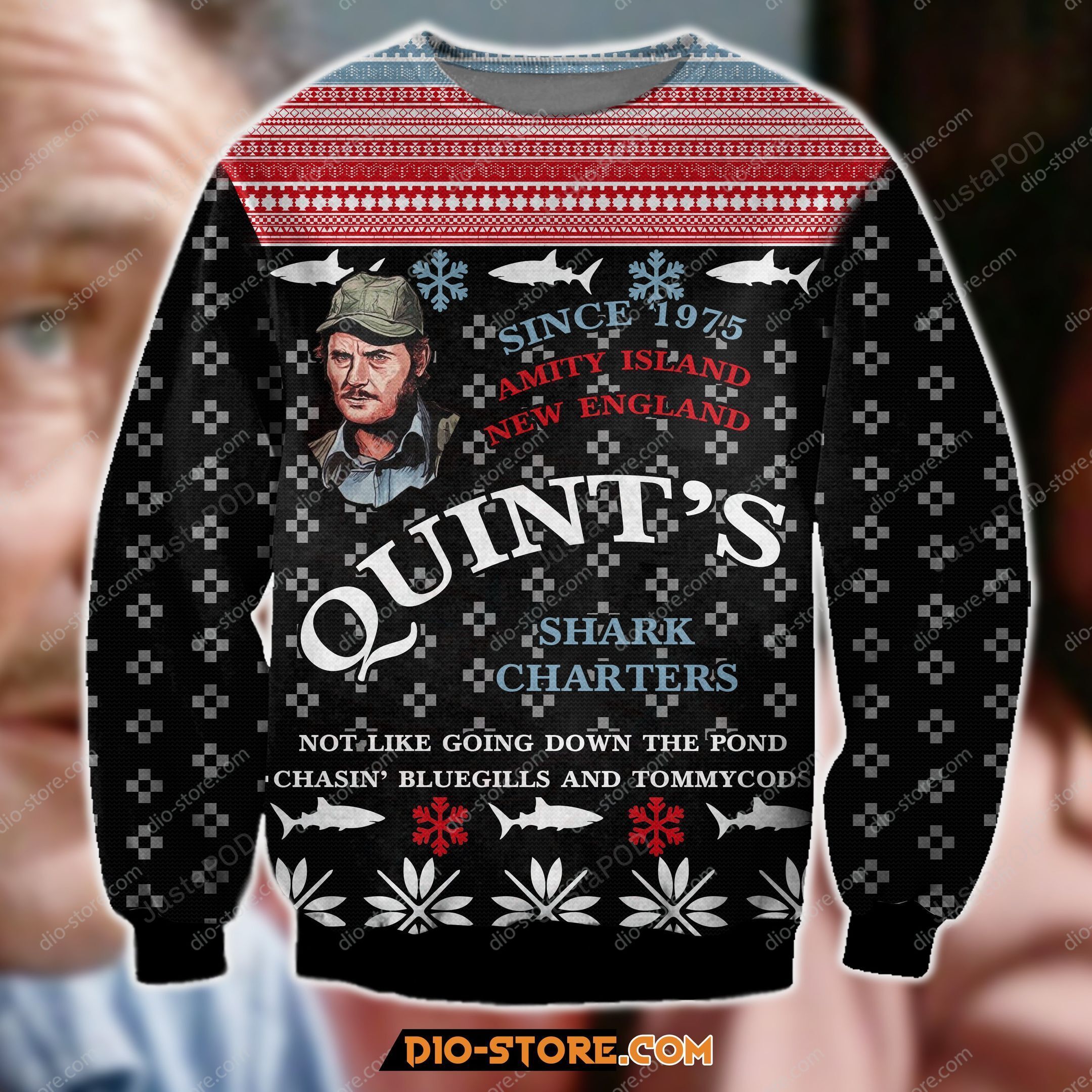 Jaws Knitting Pattern Ugly Christmas Sweater Jaws Knitting Pattern Ugly Christmas Sweater