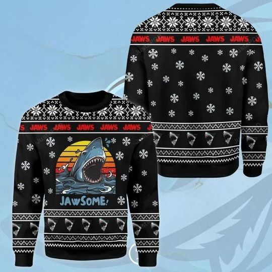 Jawsome Shark For Shark Lovers Ugly Christmas Sweater Jawsome Shark For Shark Lovers Ugly Christmas Sweater
