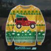 Jeep car 3D Print Knitting Pattern Ugly Christmas Sweater